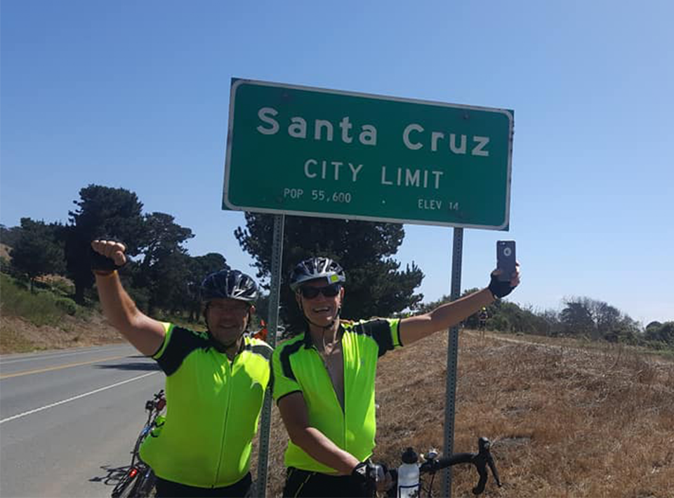Tour - Web Tour de Civitan riders in Santa Cruz, 2018