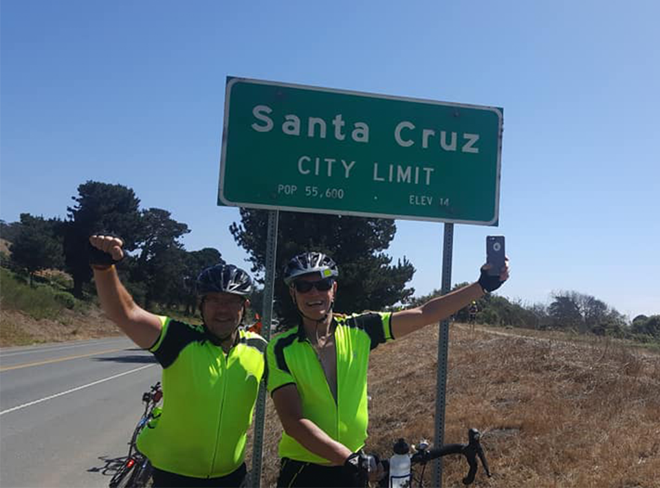 Tour de Civitan riders in Santa Cruz, 2018